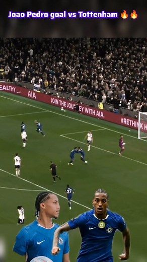 Joao Pedro goal vs Tottenham Hotspur 🔥🔥 Please follow 👉 Blues Oracles HQ 🙏🙏 #football #Chelsea #cfcfamily #viralreelsシ | Blues Oracles HQ