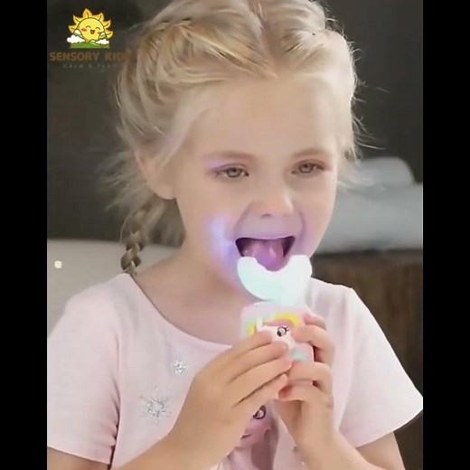Sensory Electric U-Shaped Toothbrush for kids #toothbrush #toothbrushes