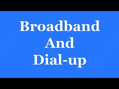 Broadband and Dial-up connection | Computer Network | CMS Classes