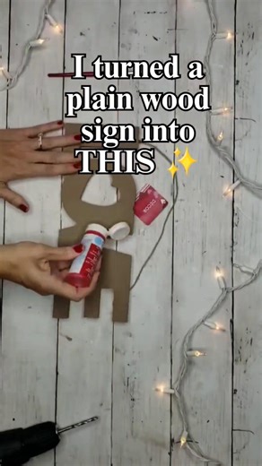 I Turned a Plain Dollar Tree Sign Into THIS 😍 #dollartreediy #valentinediy #budgetdecor #diycrafts