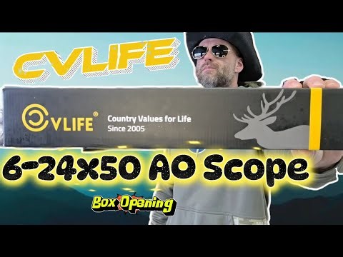 Budget Long Range Scope?! | CVLIFE 6–24x50 AO Box Opening + First Look