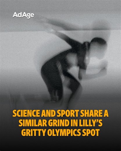 Lilly’s new archival-heavy Olympics campaign argues the real race is the one that never ends. The pharmaceutical company highlights its sponsorship of the U.S. Olympic and Paralympic teams with a film from Wieden Kennedy Portland that likens the intense preparation in elite athletics to the slow, steady work of medical research. Titled “Never Over,” and directed by Martin Lindsay, the piece is built around the idea that both sport and science demand constant persistence. | Ad Age