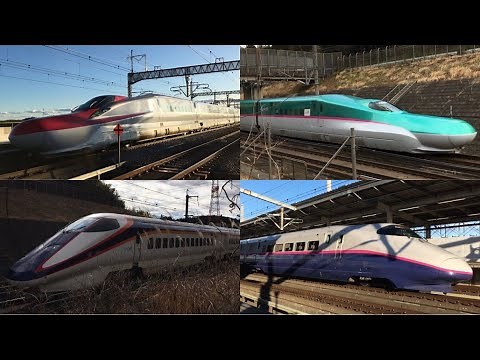 【究極の走り】東北新幹線 本気の超高速通過集 速度付き The high-speed passage video collection of the Tohoku Shinkansen