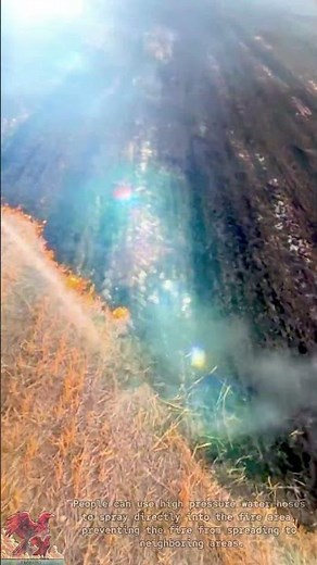 How to put out a fire with a water hose || Firefighting technology