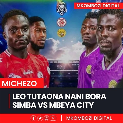 | 𝗛𝗘𝗔𝗗 𝗧𝗢 𝗛𝗘𝗔𝗗 Takwimu za michezo 20 iliyopita Kati ya Simba Vs Mbeya City Tangu 2023-2025. 🔴 SIMBA: Ushindi 13 🟣 MBEYA CITY: Ushindi 3 ◼️ SARE: 4 ➡️ Leo Nani Kuibuka Na Ushindi? | Mkombozi Digital