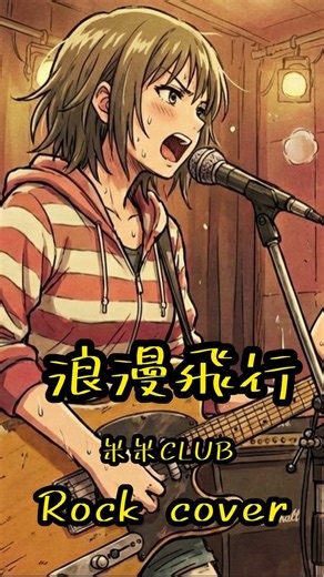 【Rock cover】浪漫飛行/米米CLUBをAIさんにロックっぽくカバーしてもらった【AI cover】
