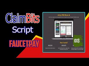 سكريبت إحترافي لعمل صنبور للعملات الرقمية ClaimBits Script