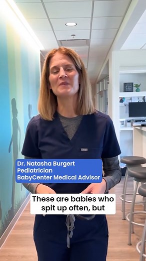 Frequent spit-up doesn’t always mean pain or a problem - it’s usually just part of being a baby. Pediatrician and BabyCenter Medical Advisor Dr. Natasha Burgert debunks common myths about happy spitters and when to call your doctor. | BabyCenter