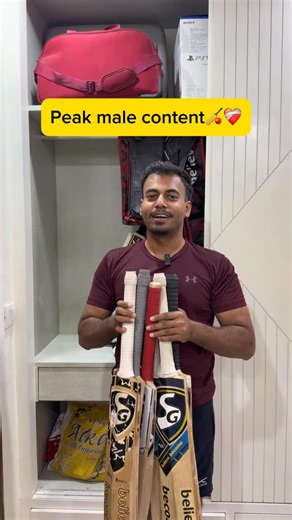 Ashish Arora | Just me & my bats 🙂❤️‍🩹 @ashisharora08 Cricket, for you, relatable, ashish arora, cricket bats #cricket #explore #fyp #reels... | Instagram