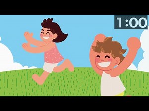 1-Minute Spring Excitement Countdown | Kids' Playtime Ahead! 🌸🌼