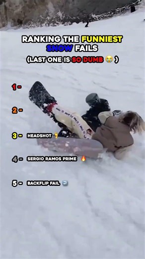 Ranking the Funniest Snow Fails ☃️ #funny #snow #fail