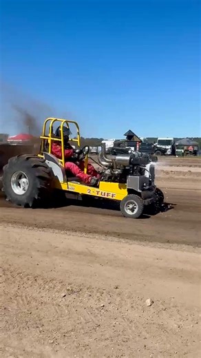 Open Mini - 2-Tuff 2-Tuff turning heads at the Grenfell Tractor Pull with his new twin turbo LS setup! 2-Tuff Tractor Pulling Team Grenfell Modified Tractor Pull | Hundred Metre Motorsport
