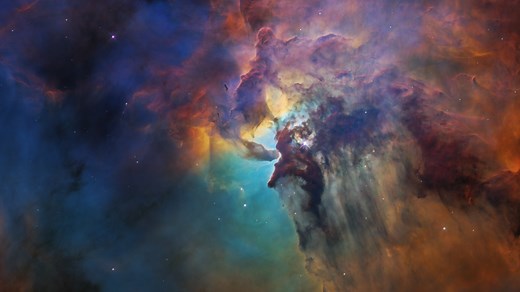 Lagoon Nebula (Visible to Infrared Dissolve) - NASA Science
