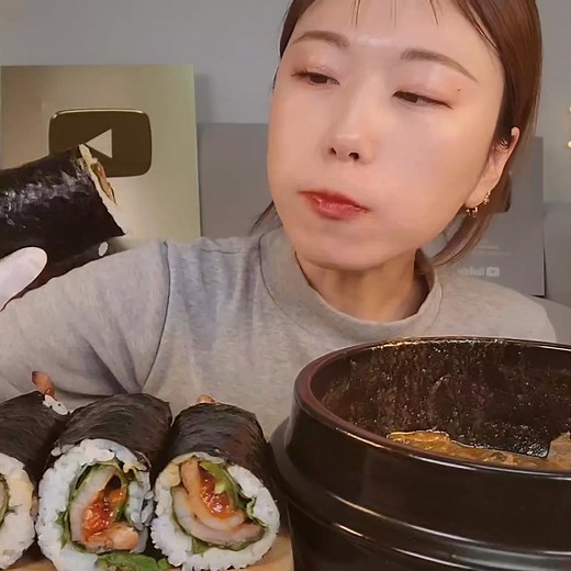 ASMR Pork Belly Gimbap & Gopchang Hot Pot Mukbang | Cozy Korean Comfort Food Feast | Rajni Parihar