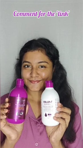 Using the bblunt anti hair fall range and honestly difference real#bbluntindia # healty hair#bblunt