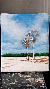 41K views · 610 reactions | গাছ আঁকা...!! #trees #painting #tutorial #fypシ゚ #foryouシ #acrylicpainting #village #art #artist #Amazing | Art's of Mahi | Facebook