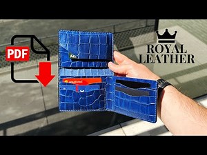Leather Trifold Wallet DIY - Tutorial and Pattern Download