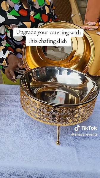 Chafing Dish Upgrade for Events | Ahava Events