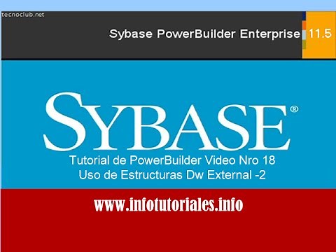Tutorial de PowerBuilder Basico: Video 18 - Datawindow External parte 2