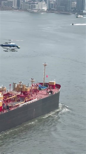 Air and Sea #nyc #helicopter #ship