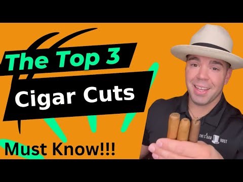 The 3 Main Cigar Cuts Explained – Straight Cut, Punch, & V Cut