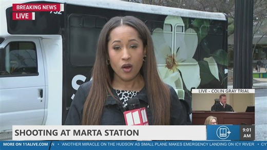 Shooting at MARTA Arts Center station