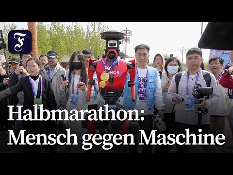 Humanoid robots outpace runners in half marathon