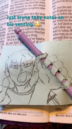 POV: you’re trying to take notes #animation #bible #christian #funny