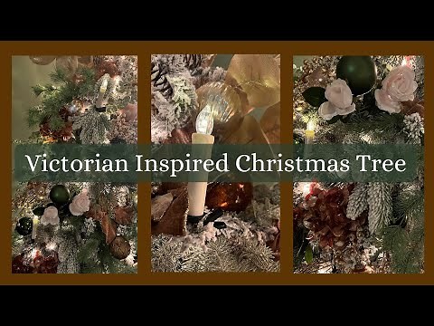 Victorian Inspired Christmas Tree || Christmas Decorating Ideas || Vintage Holiday Decor