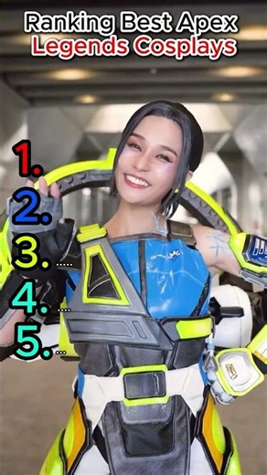 Ranking The Best Apex Legends Cosplays #apexlegends #cosplay