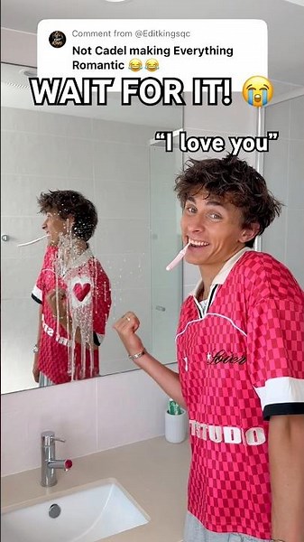 COUPLE GOALS! 🥰🤣 SUBSCRIBE FOR 7 YEARS OF GOOD LUCK! 🍀😅 | Cadel and Mia #funny #couple #shorts