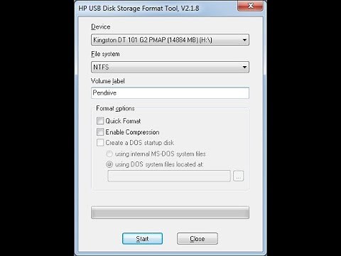 HP USB Disk Storage Format Tool