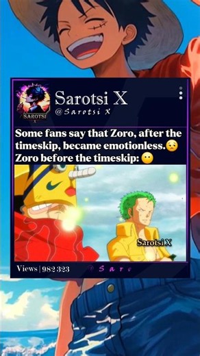 Zoro before and after the timeskip🥶 #zoro #robin #luffy #onepiece