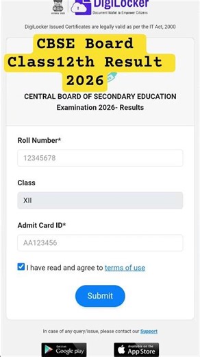 CBSE Board Class12th Result 2026#cbse #cbseboard #cbse12result