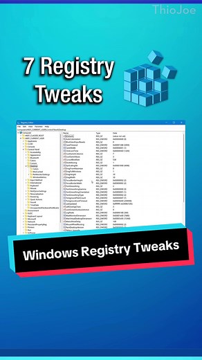 Essential Windows Registry Tweaks for Improved Performance