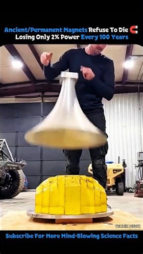 Permanent Magnets Refused To Die Lose Only 2% Of His Power 🤯 #permanentmagnet #magnetscience