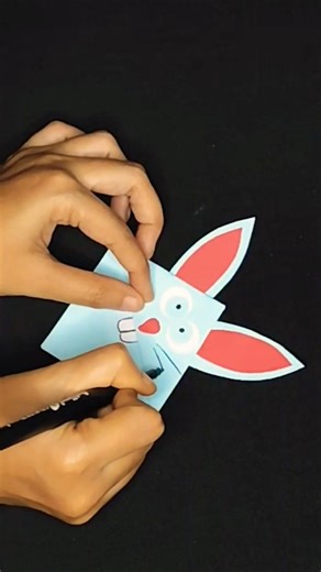 DIY paper rabbit bookmark 🔖#shorts #trending #craft #diy