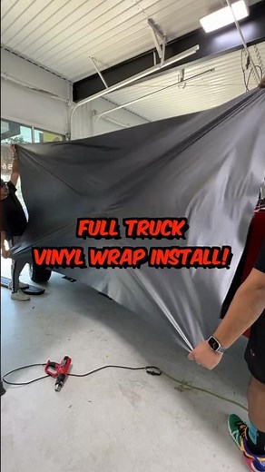 FULL Truck Vinyl Wrap Install! 🔥🤯 #vinylwrap #carwrapping #asmrsounds #asmr