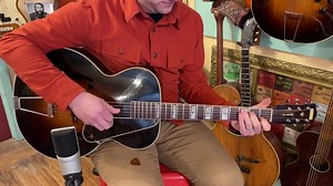 1930s Regal-made Carved-Top Archtop Guitar