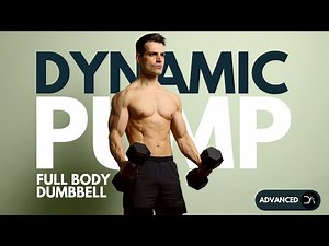 40 min DYNAMIC Full Body Dumbbell Workout | Combination Moves + ABS