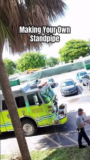Every Firefighter Should Know This Portable Standpipe Trick! 🚒🔥