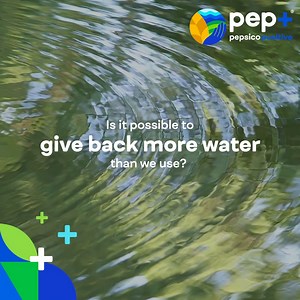 Water is a human right, and we have a vision to become net water positive. Our 3-part approach includes: 💧 Using less 💧 Replenishing natural resources 💧 Creating safe water access for communities in need More: pepsi.co/positivevaluechain | PepsiCo