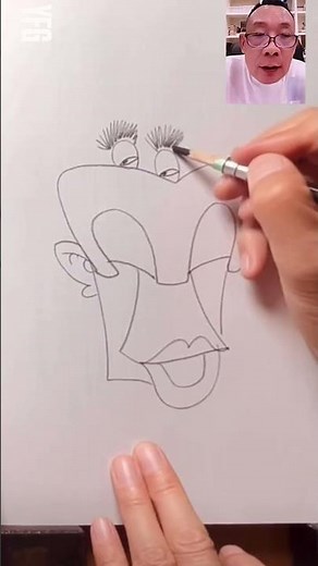 似顔絵の描き方 | 思わず笑ってしまうような、手軽な似顔絵 #23