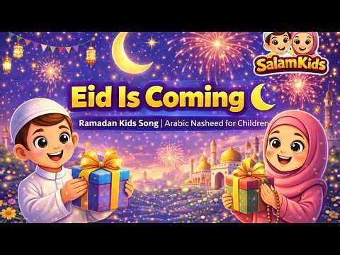 Eid Is Coming 🌙 Ramadan Kids Song | Arabic Nasheed Salam kids Salam kids Studios