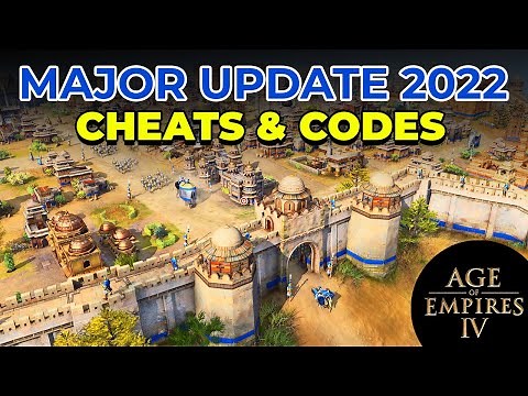 Age of Empires 4 - Cheat Codes List & Console Commands | AOE4 Major 2022 UPDATE | CHEATS gameplay