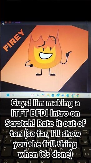BFDI: ITFT INTRO in SCRATCH! (RECREATING!!) | #bfdi #bfb #tpot #itft #itstimeforthe #scratch #coding