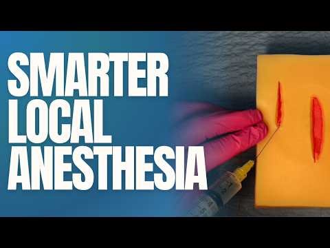 How to Make Laceration Anesthesia Less Painful