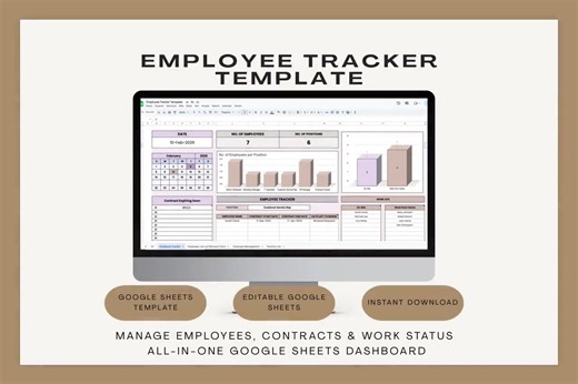 Employee Tracker Template for Efficient Management