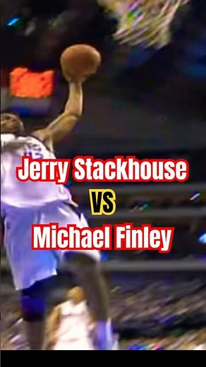 Jerry Stackhouse VS Michael Finley NBA Basketball