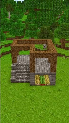 Minecraft Starter House Build 🏠 #minecraft #shorts